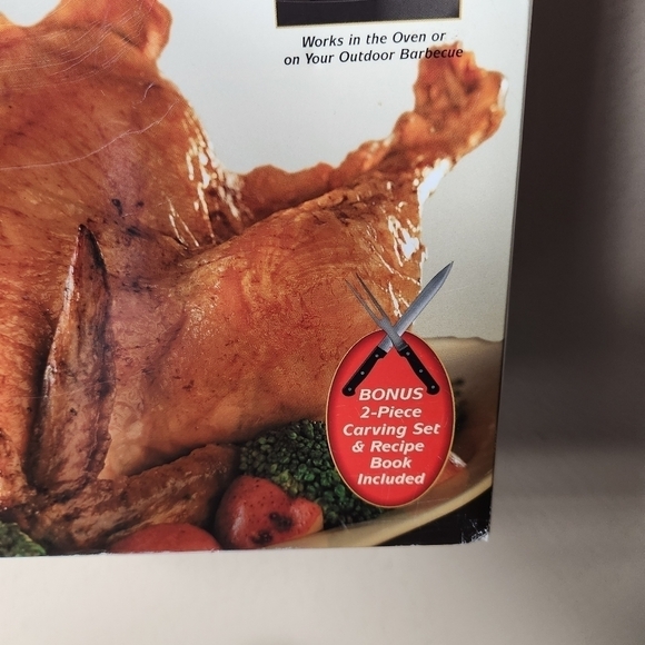 Ale House Beer Can Roaster As Seen On TV w/Bonus 2 Piece Carving Set - Picture 7 of 7